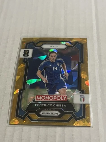 Federico Chiesa 2026 Panini Prizm Gold Cracked Ice Prizm