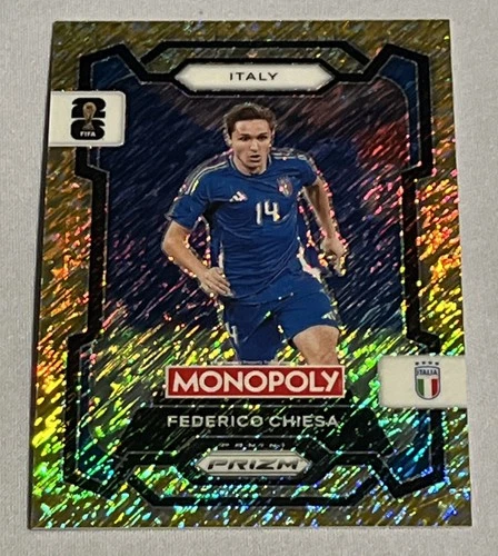 Federico Chiesa 2026 Panini Prizm Gold Money Shimmer /500