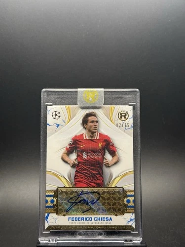 Federico Chiesa 2024 Topps Reverence UEFA Blue /75