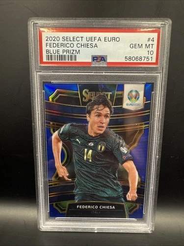 Federico Chiesa 2020 Panini Select Blue Prizm /225