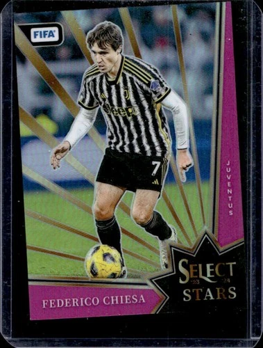 Federico Chiesa 2023 Panini Select FIFA Pink /25