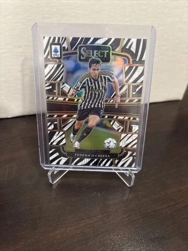 Federico Chiesa 2023 Panini Select Serie A Zebra Prizm /20