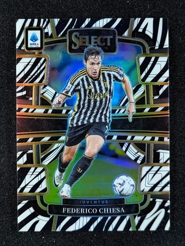 Federico Chiesa 2023 Panini Select Serie A Zebra Prizm Terrace /20