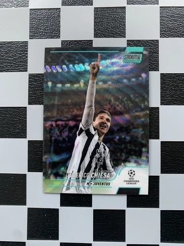 Federico Chiesa 2022 Topps Stadium Club Chrome Aqua /250