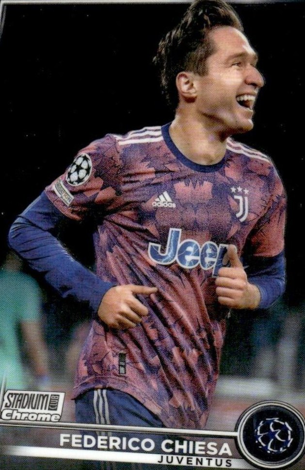 Federico Chiesa 2022 Topps Stadium Club Chrome UEFA 22