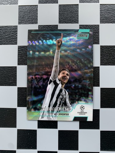 Federico Chiesa 2022 Topps Stadium Club Cromo Aqua /250