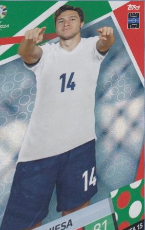 Federico Chiesa 2024 Topps Match Attax UEFA EURO