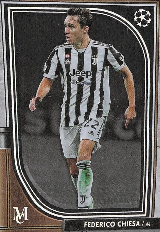 Federico Chiesa 2021 Topps Museum Collection UEFA Champions League