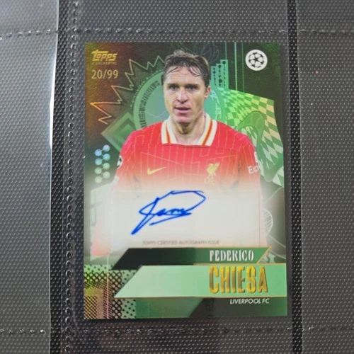 Federico Chiesa 2024 Topps UCC Gold /99