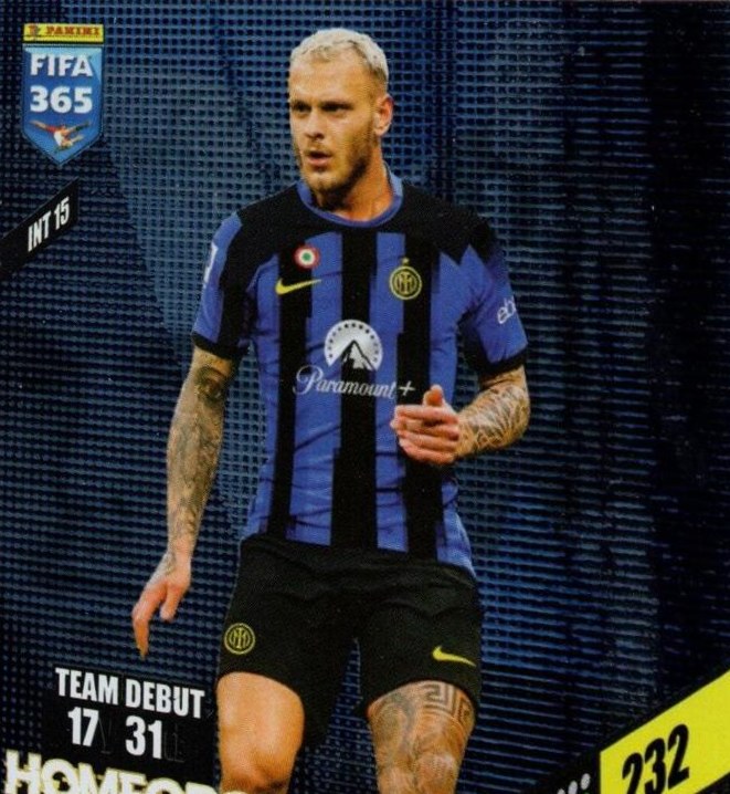 Federico DiMarco 2024 Panini Adrenalyn XL FIFA 365