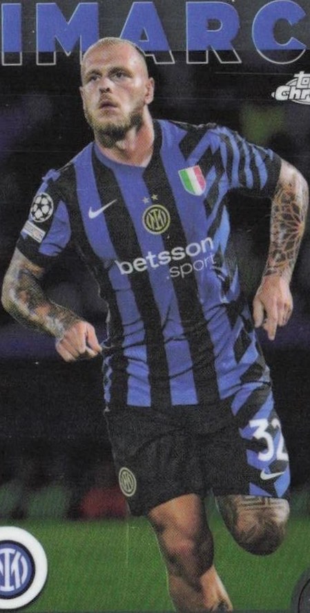 Federico Dimarco 2024 Topps Chrome UEFA Club Competitions