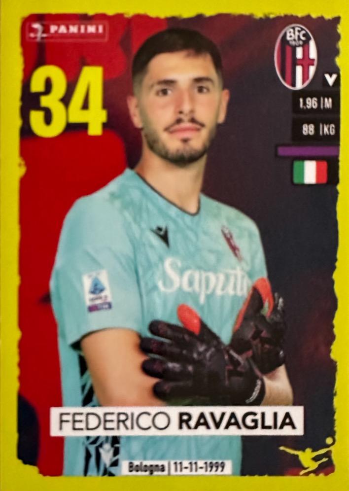 Federico Ravaglia 2023 Panini Calciatori Stickers