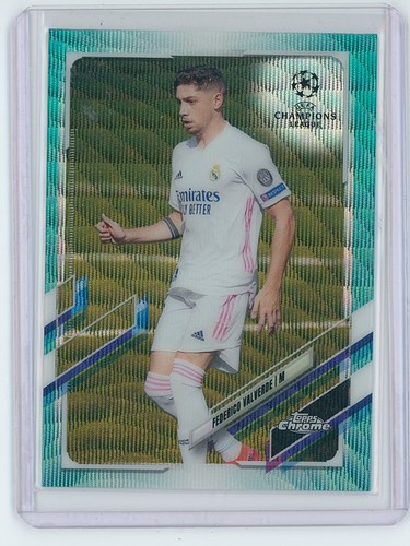 Federico Valverde 2020 Topps Chrome Aqua /199