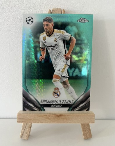 Federico Valverde 2023 Topps Chrome Aqua Prizm