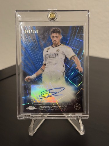Federico Valverde 2023 Topps Chrome Black Lazer /150