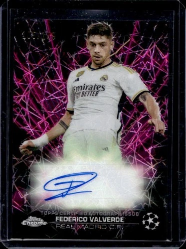 Federico Valverde 2023 Topps Chrome Black Lazer /199