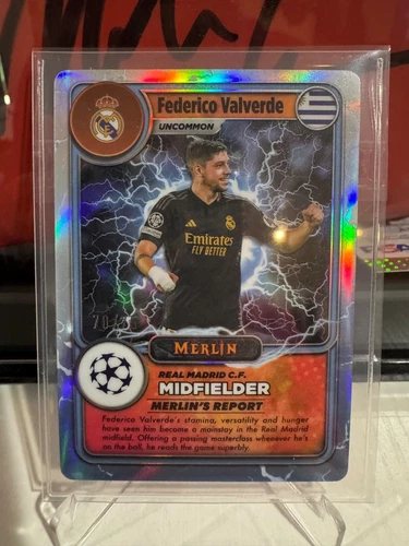 Federico Valverde 2023 Topps Chrome Blue /75