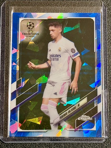 Federico Valverde 2020 Topps Chrome Blue Sapphire