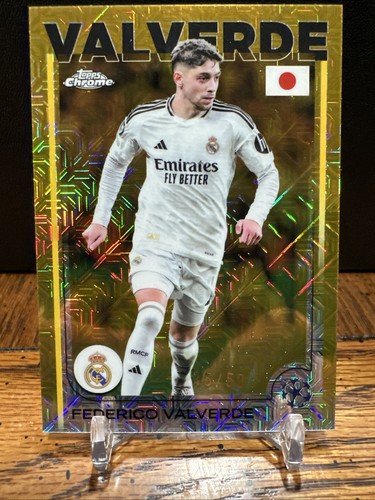 Federico Valverde 2024 Topps Chrome Gold /50