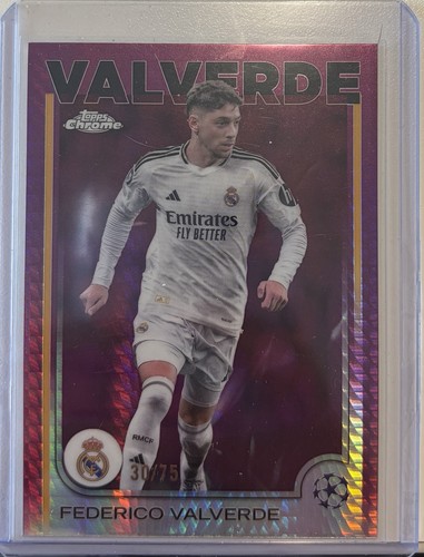 Federico Valverde 2024 Topps Chrome Magenta