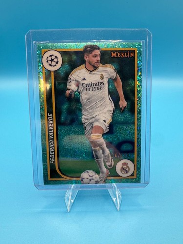 Federico Valverde 2023 Topps Chrome Merlin Aqua Refractor /199