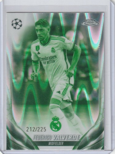 Federico Valverde 2023 Topps Chrome Night Vision Raywave /225
