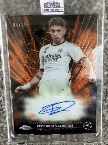 Federico Valverde 2023 Topps Chrome Orange /25