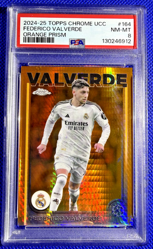 Federico Valverde 2024 Topps Chrome Orange /25