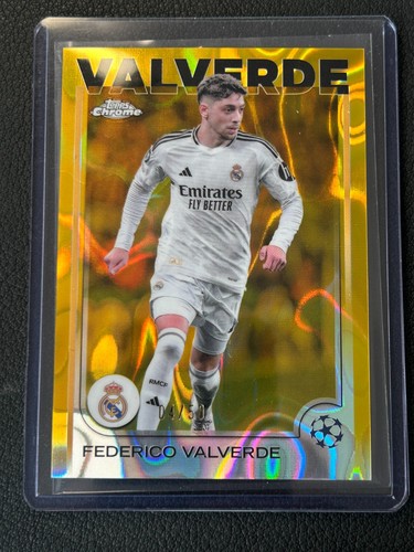 Federico Valverde 2024 Topps Chrome Oro Lava /50