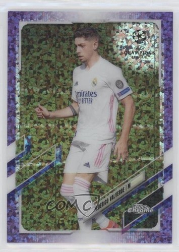 Federico Valverde 2020 Topps Chrome Purple Mini-Diamond Refractor /250
