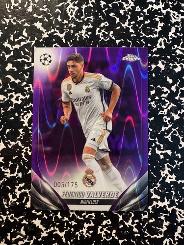Federico Valverde 2023 Topps Chrome Purple Wave /175