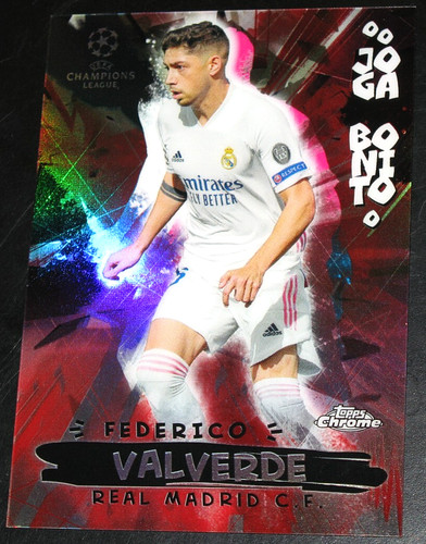 Federico Valverde 2020 Topps Chrome Red Refractor /10
