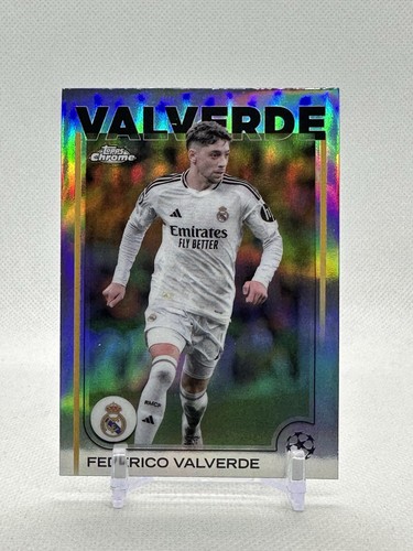 Federico Valverde 2024 Topps Chrome Refractor