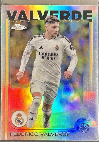 Federico Valverde 2024 Topps Chrome Refractor