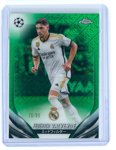 Federico Valverde 2023 Topps Chrome Refractor /99