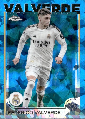 Federico Valverde 2024 Topps Chrome Sapphire