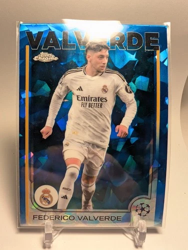 Federico Valverde 2024 Topps Chrome Sapphire Edition