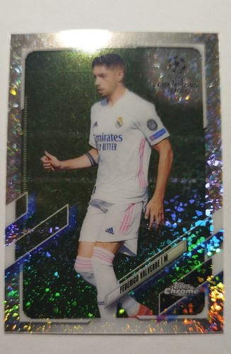 Federico Valverde 2020 Topps Chrome UCL Mini-Diamond Refractor