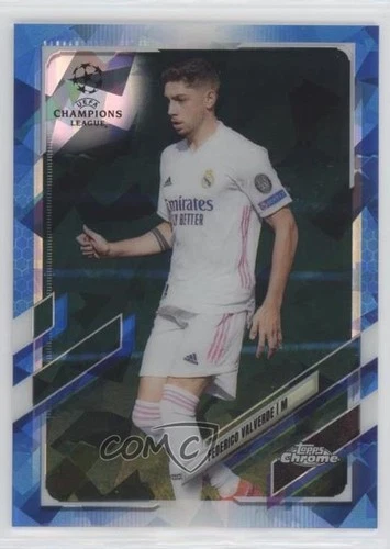 Federico Valverde 2020 Topps Chrome UCL Sapphire Edition