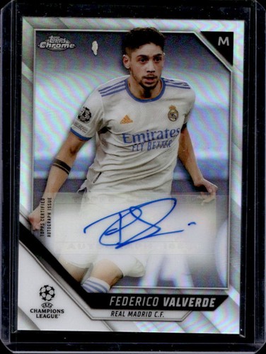 Federico Valverde 2021 Topps Chrome UEFA