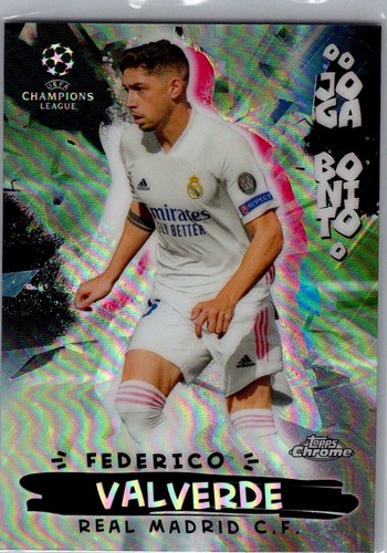 Federico Valverde 2021 Topps Chrome UEFA