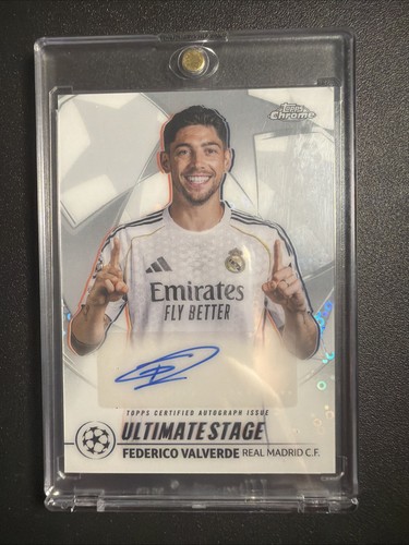 Federico Valverde 2025 Topps Chrome UEFA