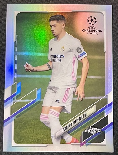 Federico Valverde 2020 Topps Chrome UEFA Silver Refractor