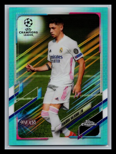 Federico Valverde 2021 Topps Chrome UEFA x Steve Aoki 110/150