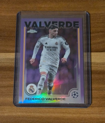 Federico Valverde 2024 Topps Chrome Violet /299