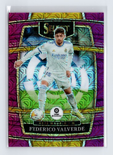 Federico Valverde 2021 Panini Chronicles Purple Mojo