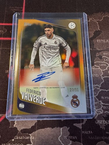 Federico Valverde 2025 Topps Competiciones de Clubes UEFA /50