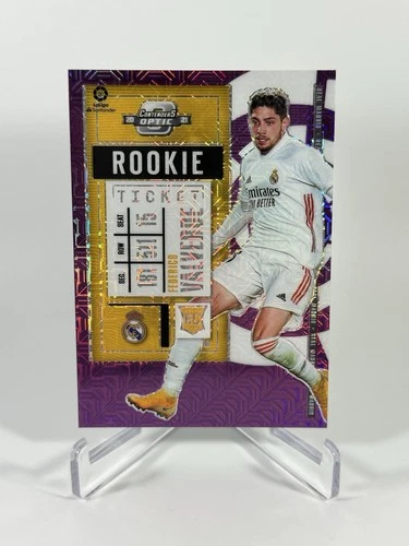 Federico Valverde 2020 Panini Contenders Optic Purple Mojo Prizm