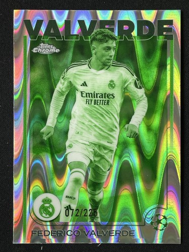 Federico Valverde 2024 Topps Cromo UCC Raywave /225