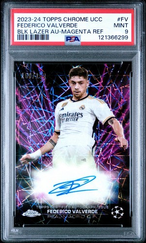 Federico Valverde 2023 Topps Cromo UEFA Magenta Negro Lazer /199